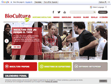 Tablet Screenshot of biocultura.org